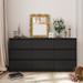 63"W 9 Drawer Dresser Accent Dresser for Living Room Bedroom Chest