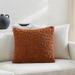 Yusuf Fuzzy Boucle Textured Throw Pillow