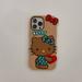 3D Bow Pink Brown Sanrio Hello kitty Stereoscopic Phone Cases For iPhone 14 13 12 11 Pro Max XR 2023 Back Cover Send Girlfriend