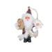 CSCHome Christmas Doll Merry Christmas Cute Realistic Santa Claus Standing Ornament Gift Holiday House Decorations(Plaid)