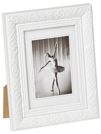 walther + design Barock Holz Bilderrahmen 30X40 cm, WEISS Image