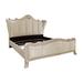 A&J Homes Studio Tufted Standard Bed Wood & /Upholstered/Faux leather in Brown/White | 70.5 H x 76.4 W x 91.6 D in | Wayfair ZD-01WF6A7J4WHT