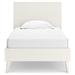 Signature Design by Ashley Aprilyn Twin Bookcase Bed Wood & Metal/Metal in White | 43 H x 41.5 W x 82.5 D in | Wayfair EB1024B4