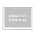 Stupell Industries Au-624-Giclee Long Live Boyhood Minimal Phrase by Lil' Rue Graphic Art Wood in Brown | 11 H x 14 W x 1.5 D in | Wayfair