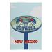 Stupell Industries Roswell New Mexico Vintage UFO by Lil' Rue Graphic Art in Blue | 15 H x 10 W x 0.5 D in | Wayfair aw-279_wd_10x15