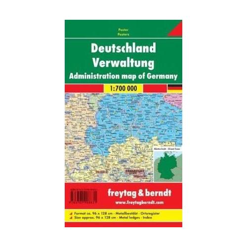 Freytag & Berndt Poster Deutschland, Verwaltung, mit Metallstäben