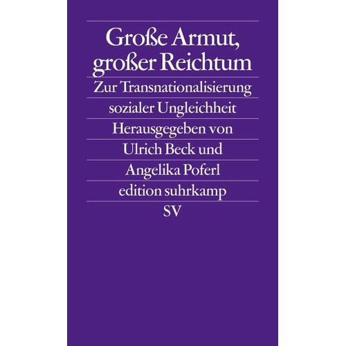 Große Armut, großer Reichtum – Ulrich Herausgegeben:Beck, Angelika Poferl