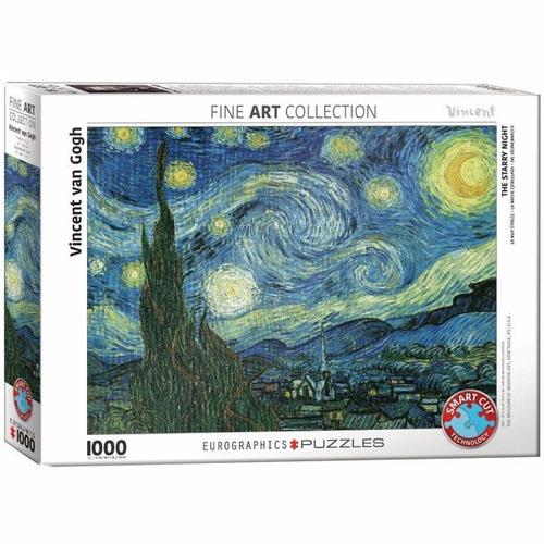 Eurographics 6000-1204 - Sternennacht von Vincent van Gogh , Puzzle, 1.000 Teile - Eurographics