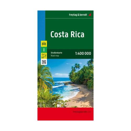 Costa Rica, Autokarte 1:400.000, freytag & berndt