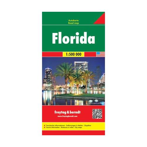 Florida, Autokarte 1:500.000