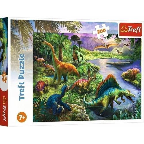 Puzzle 200 - Dinosaurier (Kinderpuzzle) - Trefl