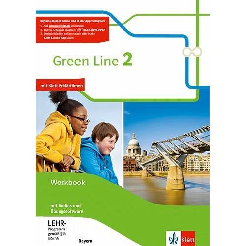 Green Line. Workbook mit 2 Audios und Übungssoftware. 6. Schuljahr. Ausgabe Bayern ab 2017