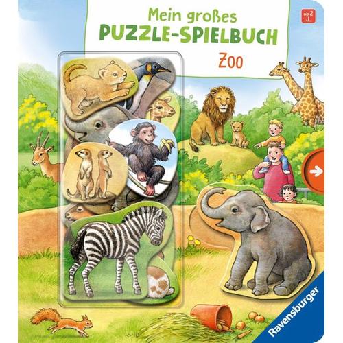 Mein großes Puzzle-Spielbuch Zoo - Anne Möller