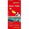 Michelin Karte Malta. Malte