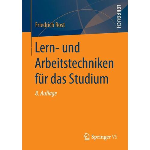 Lern- und Arbeitstechniken für das Studium – Friedrich Rost