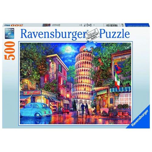 Ravensburger 17380 - Abends in Pisa, Puzzle, 500 Teile - Ravensburger Verlag
