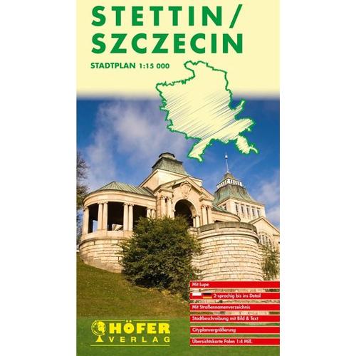 Höfer Stadtplan Stettin / Szczecin