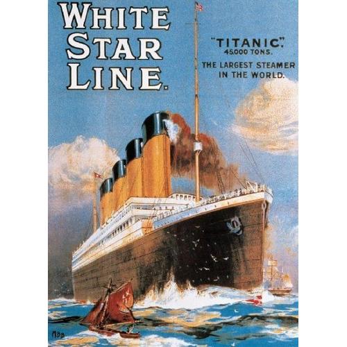 Eurographics 6000-1333 - Titanic White Star Line , Puzzle, 1.000 Teile - Eurographics