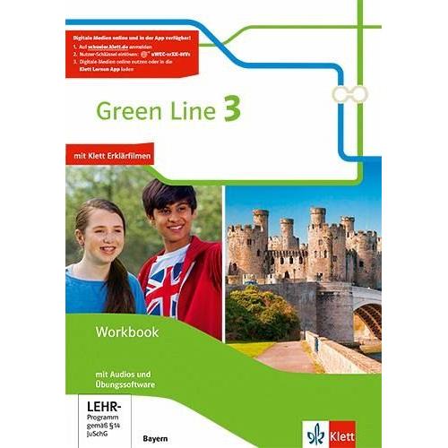 Green Line 3. Workbook mit Audio-CD und Übungssoftware 7. Klasse. Ausgabe Bayern