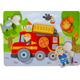 HABA 306291 - Holzpuzzle Feuerwehrauto, Greif-Puzzle, 7-teilig - HABA Sales GmbH & Co. KG