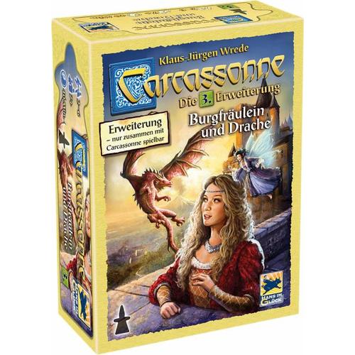 Carcassonne, Burgfräulein und Drache (Spiel-Zubehör) - Asmodee / Hans im Glück Verlag