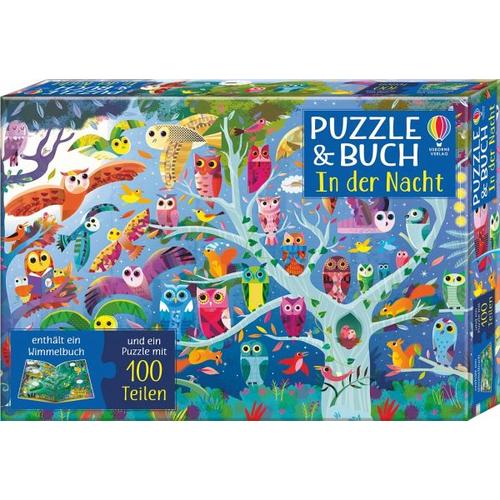 Puzzle & Buch: In der Nacht (Puzzle) - Usborne Verlag