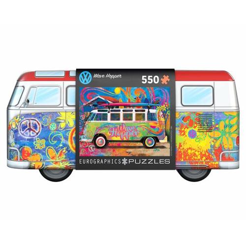 Eurographics 8551-5561 - VW Bus - Puzzle Dose, 550 Blech Puzzle - Eurographics