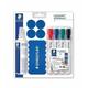 STAEDTLER Whiteboard-Set Lumocolor Marker + Wischer + Reinigungsspray + Haftmagneten