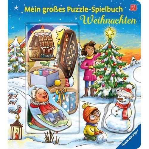 Mein großes Puzzle-Spielbuch: Weihnachten - Bookella