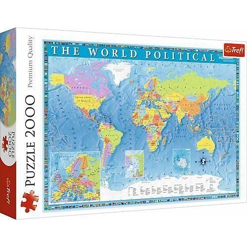 Politische Weltkarte (Puzzle) - Trefl