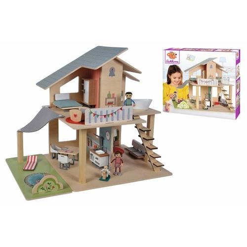 Eichhorn 100002505 - Puppenhaus mit Möbel - Eichhorn / Simba Toys
