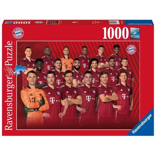 Ravensburger Puzzle 16847 - FC Bayern Saison 2021/22 - 1000 Teile Puzzle für Erwachsene und Kinder ab 14 Jahren - Ravensburger Verlag