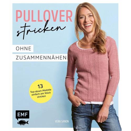 Pullover stricken ohne Zusammennähen - Vera Sanon