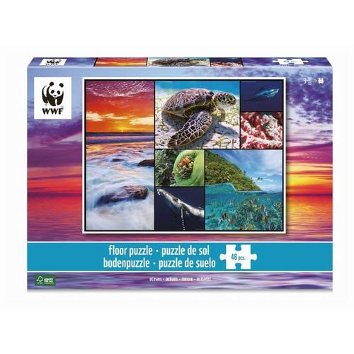 WWF Puzzle 7230481 - Bodenpuzzle Ozean, Puzzle, 48 Teile - Carletto Deutschland / ambassador