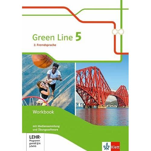 Green Line 5. Ausgabe 2. Fremdsprache. Workbook mit Audios und Übungssoftware Klasse 10