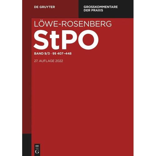 Strafprozessrechts §§ 407-448 – Karsten Mitarbeit:Gaede