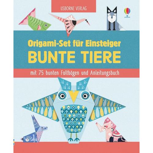 Origami-Set für Einsteiger: Bunte Tiere – Usborne Verlag