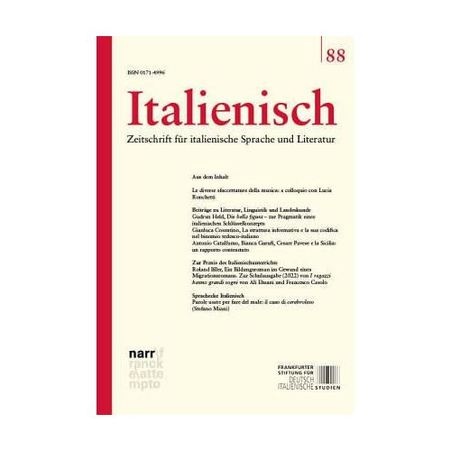Italienisch Band 88 | 44. Jahrgang, Heft 2