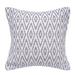 Dakota Fields Chalie Cotton Blend Throw Square Pillow Cover & Insert Cotton Blend in Gray | 18 H x 18 W in | Wayfair