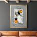 Wexford Home Trick Or Treat Ghost Premium Framed Print - Ready To Hang Paper, Solid Wood in Black/Gray/Orange | 42.5 H x 30.5 W x 1 D in | Wayfair