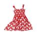 ZRBYWB Girl s Casual Dress Summer Scoop Neck Sleeveless Floral Flowy Print Plain Sundress Beach Dress Summer Clothes