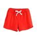 Toddler Kids Baby Boy Girls Casual Shorts Fashion Cute Solid Color Pants Drawstring Lace-up Sports Shorts