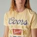 Lucky Brand Coors Label Tee - Men's Clothing Tops Shirts Tee Graphic T Shirts in Straw, Size 2XL