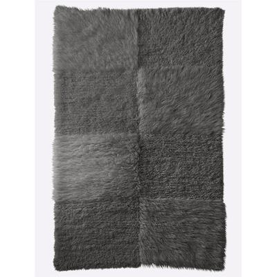 Teppich HEINE HOME Gr. 4, grau, B:120cm H:70mm L:180cm, Wolle, Schurwolle, Teppiche Image