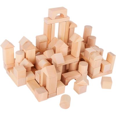 Spielbausteine SMALL FOOT "Holzbausteine, natur" beige (natur) Kinder mit Beutel