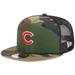 Men's New Era Camo Chicago Cubs Woodland Trucker 9FIFTY Snapback Hat