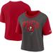 Women's Nike Red/Pewter Tampa Bay Buccaneers High Hip Fashion T-Shirt