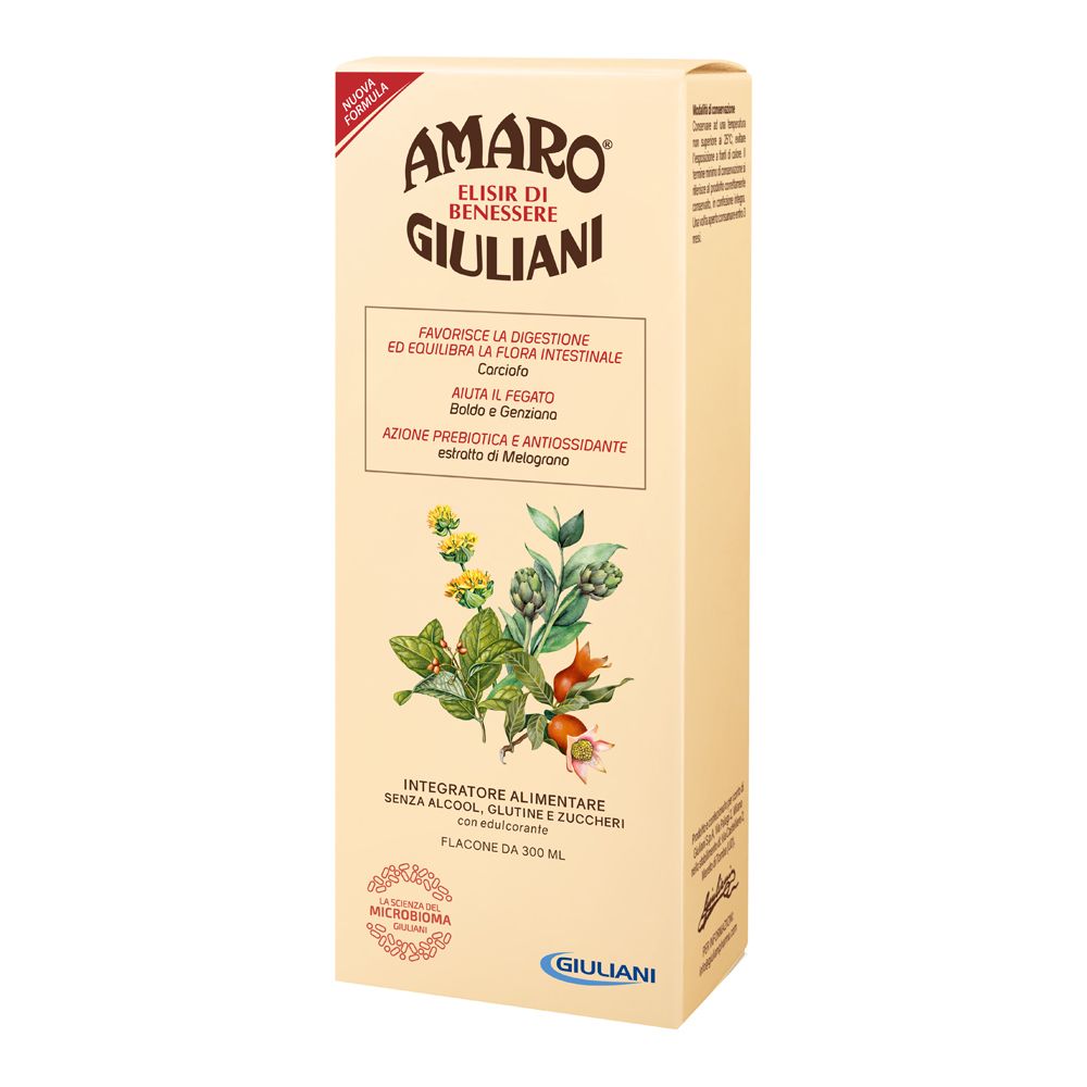 Elisir Di Benessere Amaro Giuliani 300 ml Soluzione orale
