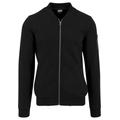 Anorak URBAN CLASSICS "Urban Classics Herren Sweat Bomber Jacket" Gr. 4XL, schwarz (black) Herren Jacken Regenjacken