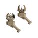 FAB Defense Top Mounted Deployable Front and Rear Sight for Right Hand FDE fx-frbsost